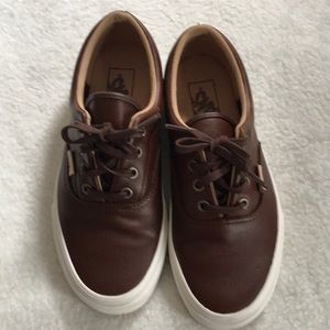 Vans leather shoes